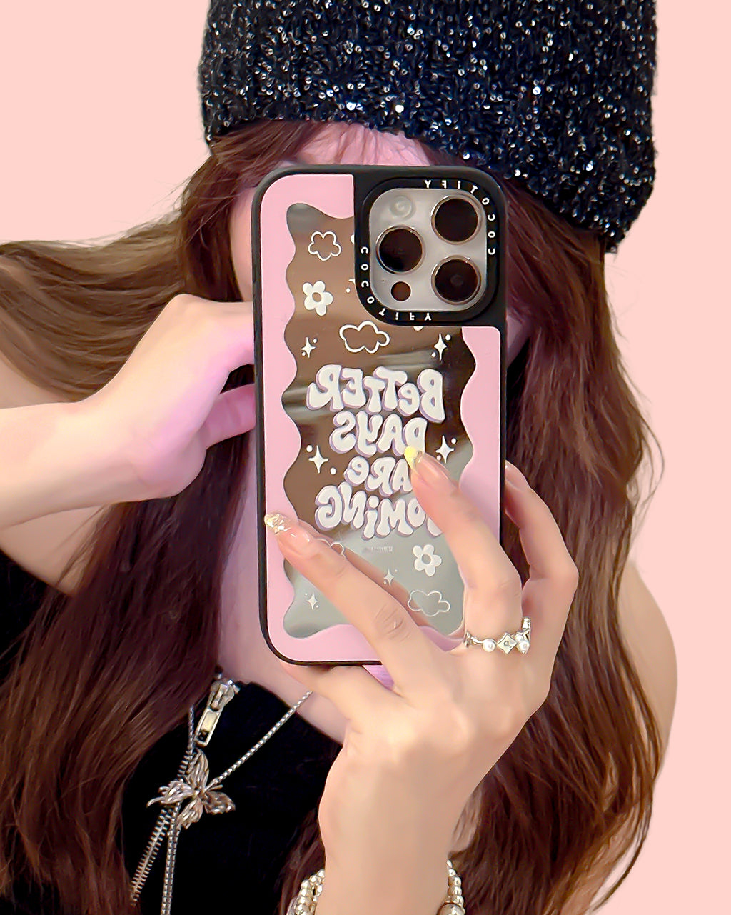 Feel-Good Vibes Aesthetic iPhone Case