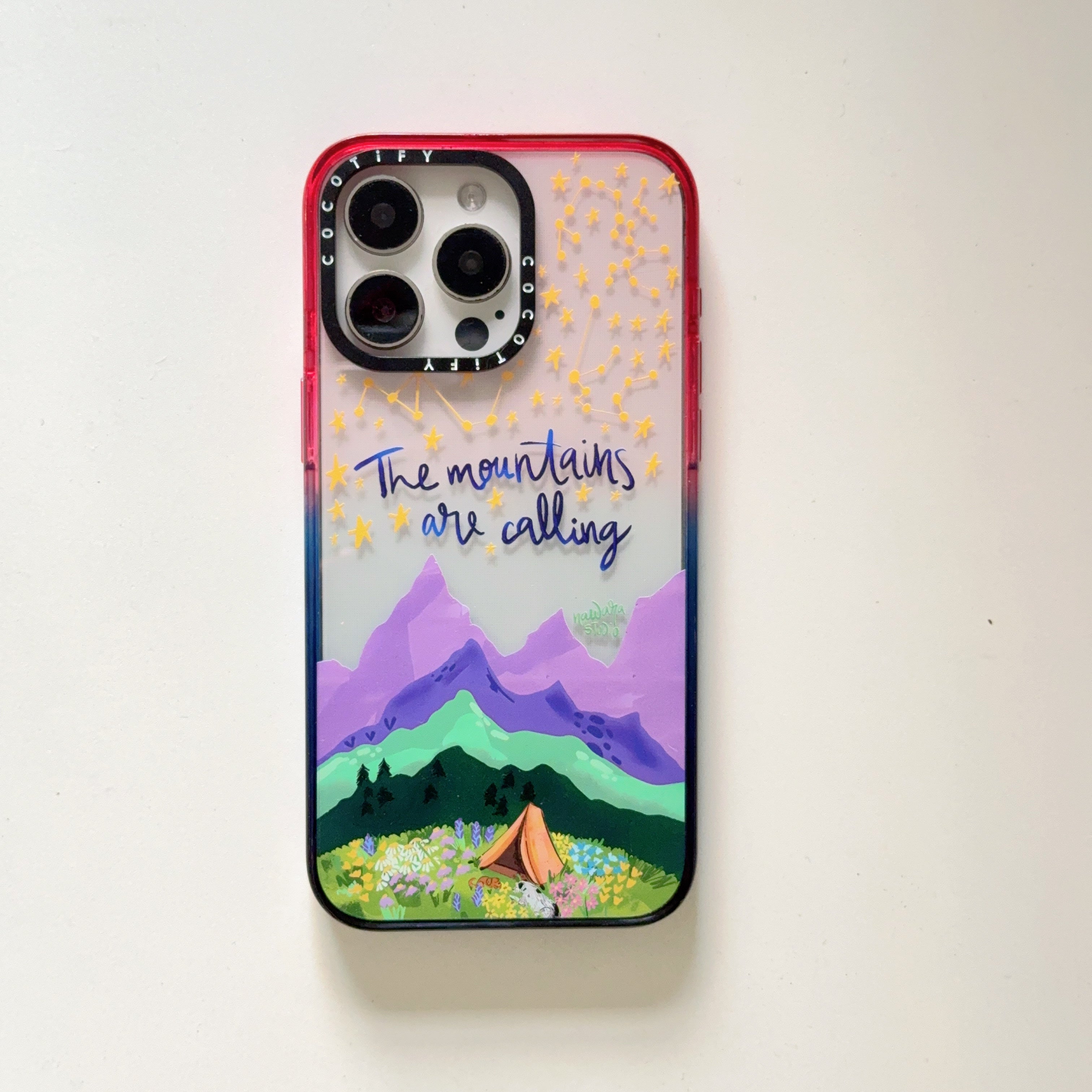 The Mountains are Calling transparent Case