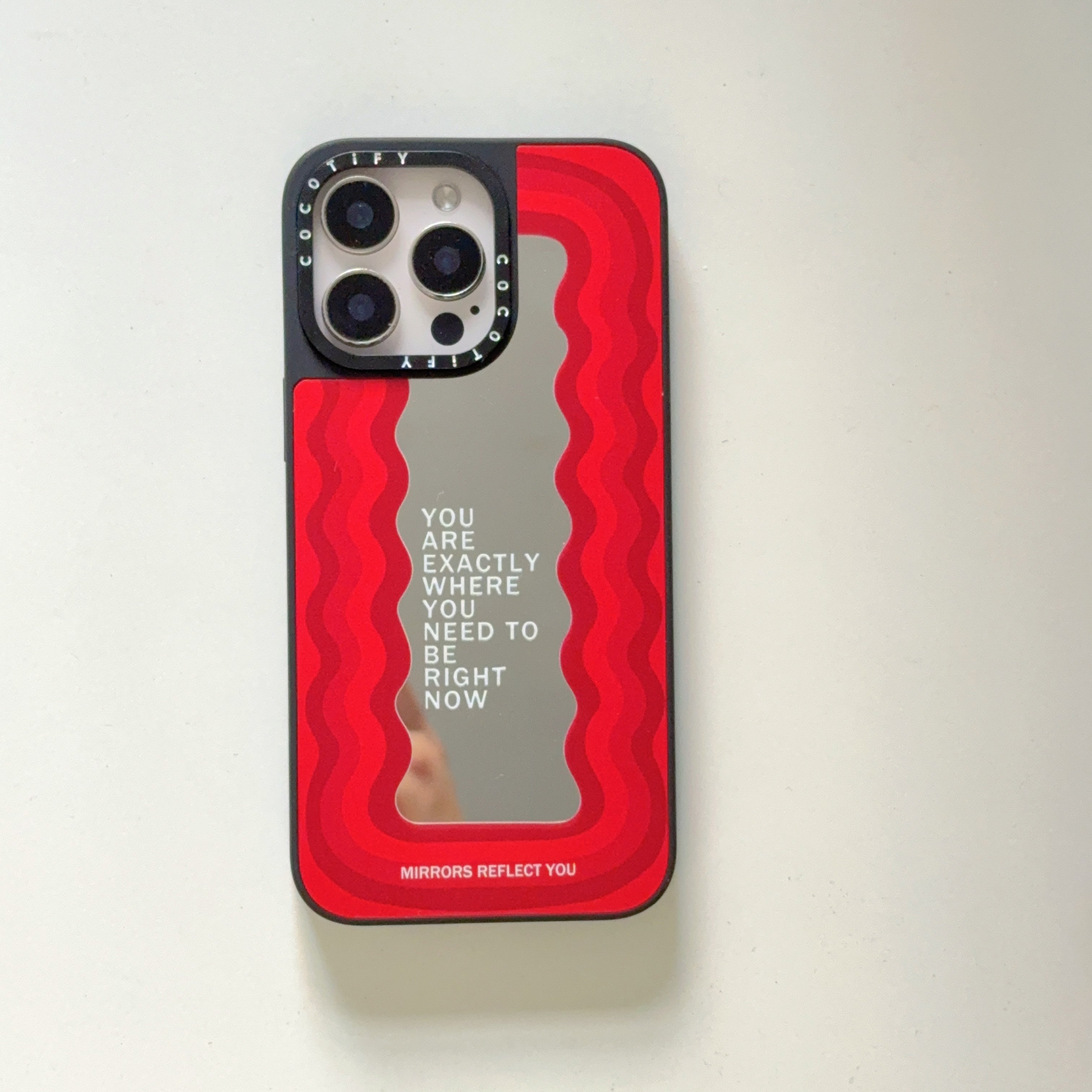 Mirror Quote Hard Case