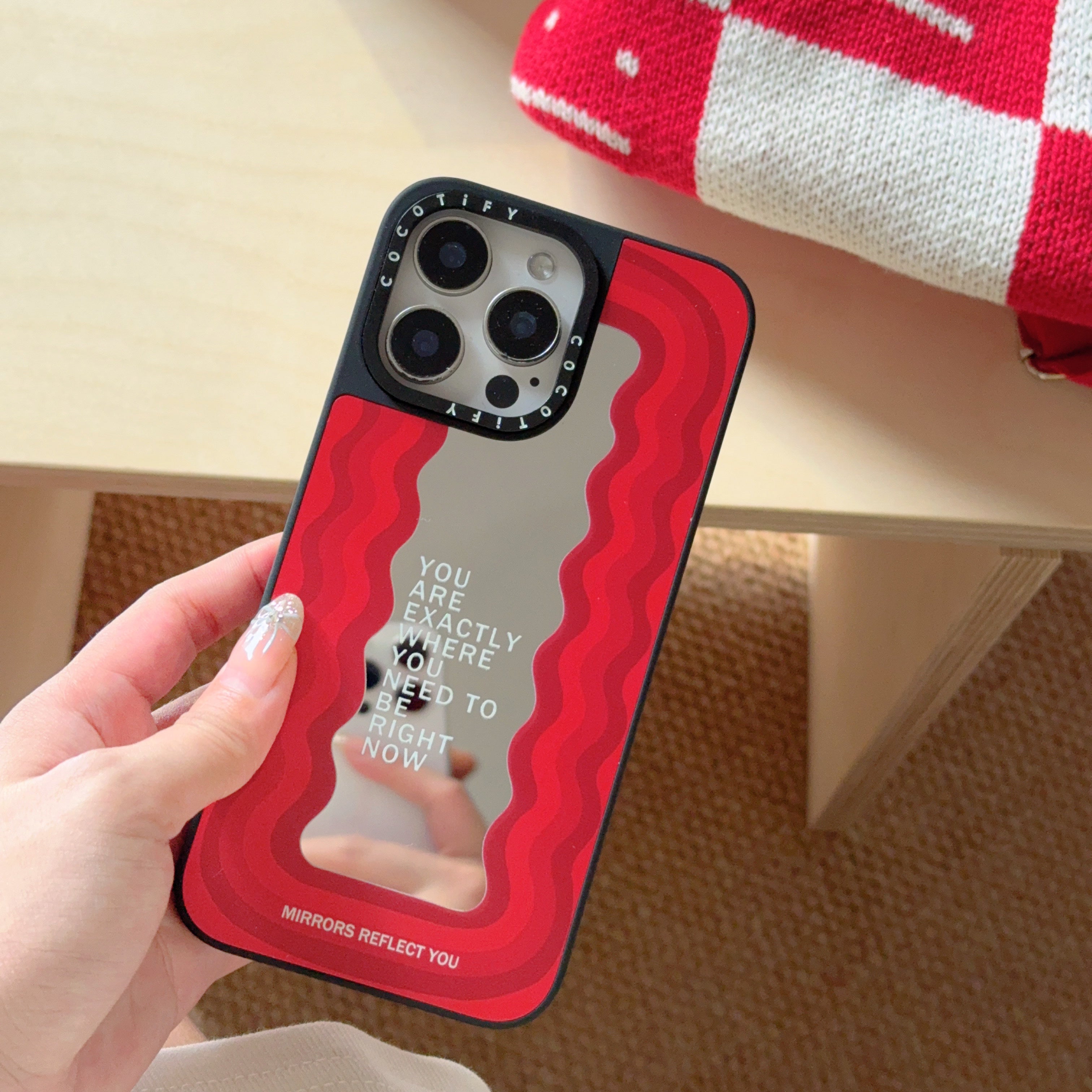 Mirror Quote Hard Case