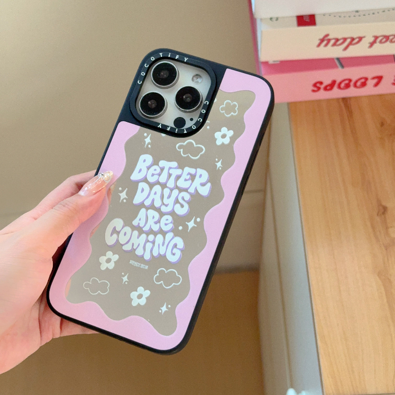 Feel-Good Vibes Aesthetic iPhone Case