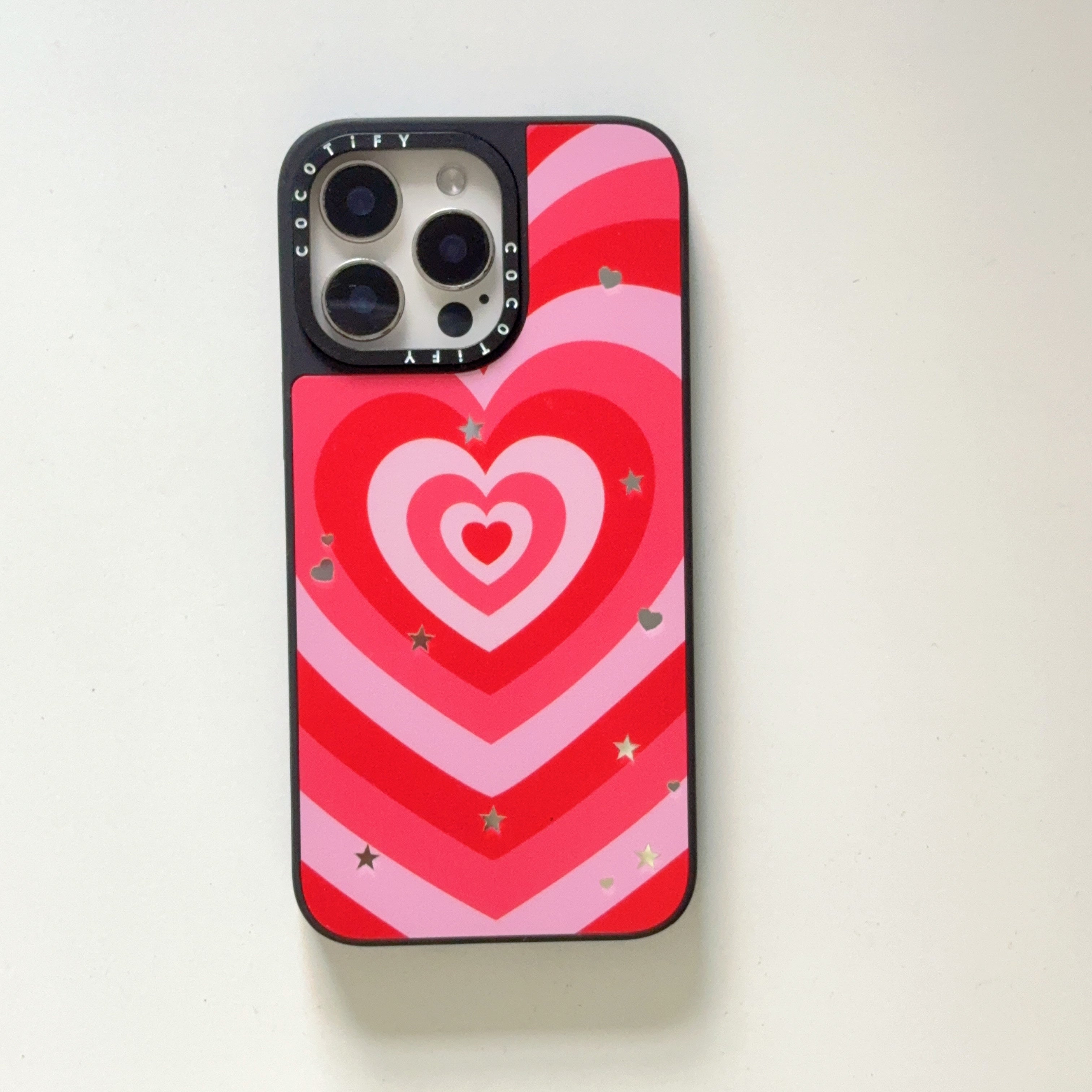 Radiant Retro Heart iPhone Case